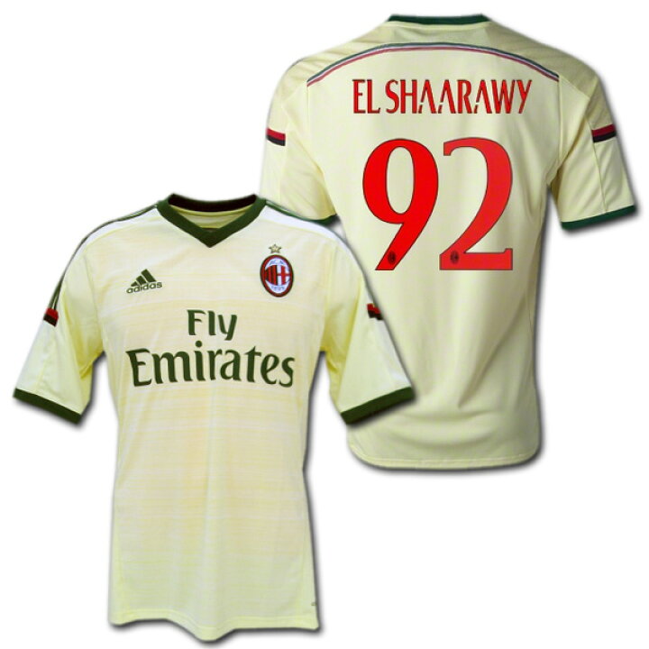 楽天市場】ACミラン 2014/15 サード #92 EL SHAARAWY ステファン・エル 