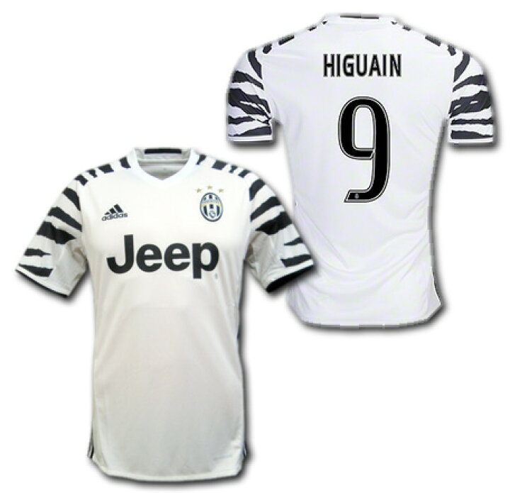 楽天市場】ユベントス 16/17 サード（白） # 9 HIGUAIN イグアイン 