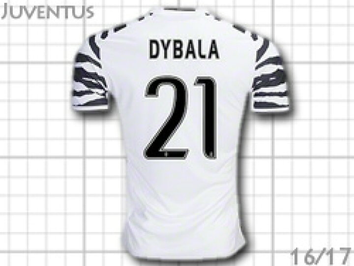 楽天市場】ユベントス 16/17 サード（白） #21 DYBALA パウロ 