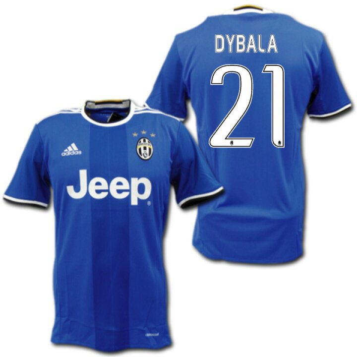 楽天市場】ユベントス 16/17 アウェイ（青） ＃21 DYBALA ディバラ 