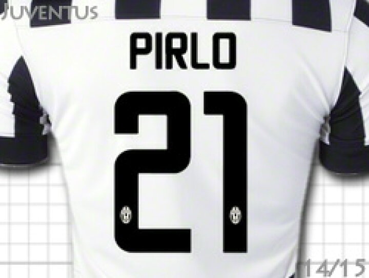楽天市場】ユベントス 14/15 ホーム（白黒） #21 PIRLO アンドレア 