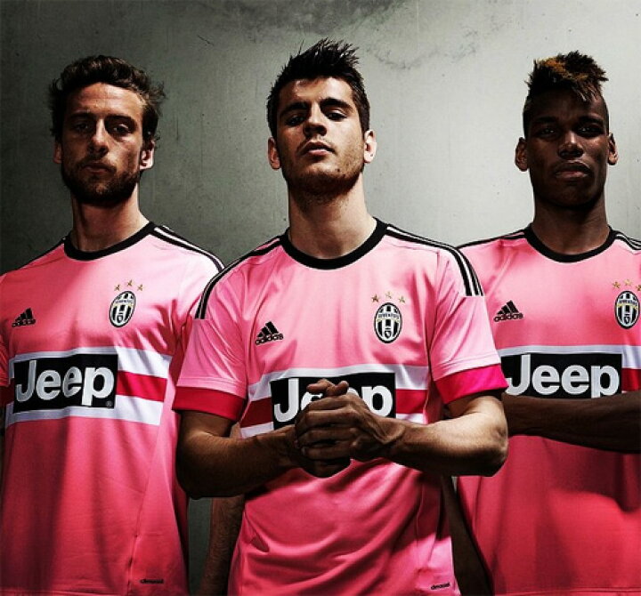 楽天市場 ユベントス 15 16 アウェイ ピンク アディダス製 O K A フットボール