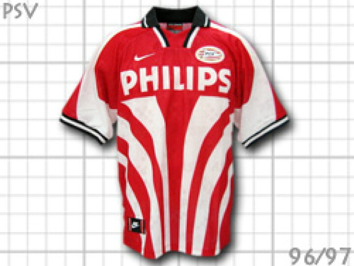 楽天市場】【ナンバー無料】 96/97 PSV アイントホーフェン ホーム(赤  
