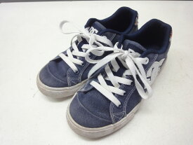 DC SHOES/ディーシーシュー■23.5cm/USA6.5/UK4.5/EUR37.5/BRA35.5■WOMEN'S CHELSEA TX SE ウィメンズ チェルシー ADJS300025 ローカットスニーカー シューズ■NAVY/ネイビー/紺■ナチュラルで清潔な印象のスニーカー☆【中古】