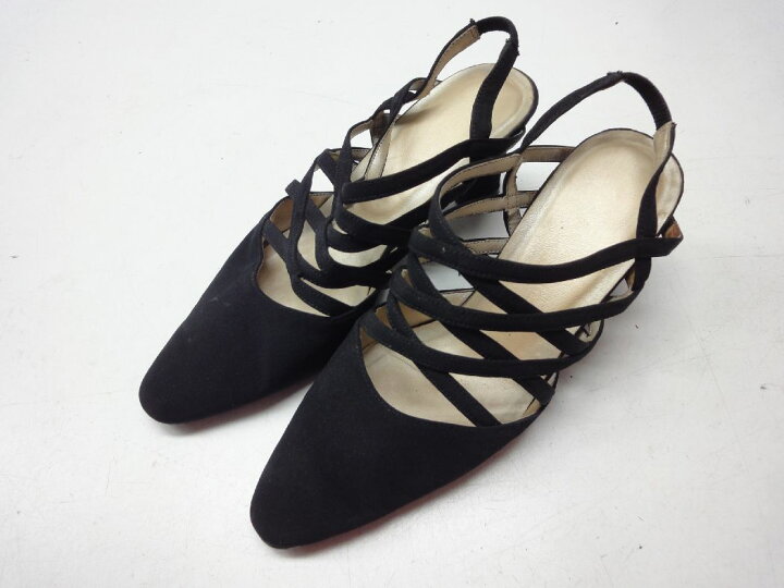 楽天市場】Studio ANDREA□22.5cm□バックストラップ パンプス 
