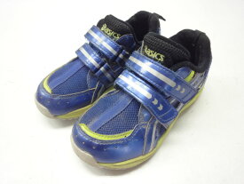 asics/アシックス■17.0cm/USK91/2/EURO27■SUKUSUKU スクスク SUKU2 GD.RUNNER MINI MG-NARROW TUM145 ランナーミニナロー スニーカー シューズ■4389:ロイヤルブルー/ライム■折り返しの2本ベルトで足にフィット◎足幅の狭いお子さまの履きやすさを追求した一足☆【中古】