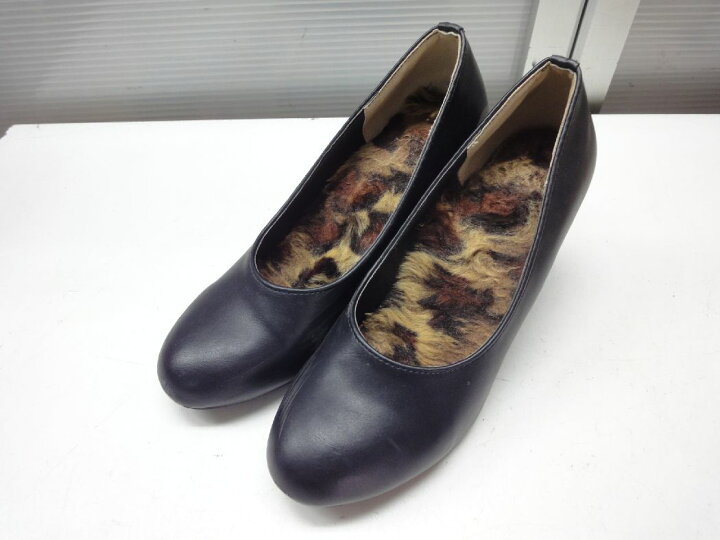 E hyphen world gallery レオパード パンプス M 