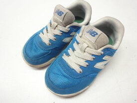 new balance/ニューバランス■15.0cm■キッズ ローカットスニーカー シューズ KT300BLI■BLUE/ブルー/青■2017FALLモデル☆【中古】