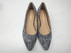 honeys/ハニーズ◆GLACIER/グラシア◆レディース ツイード柄パンプス◆M/23.0cm～23.5cm程度【中古】