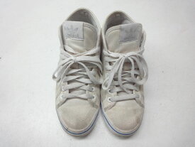 adidas/アディダス◆adiHONEY BIG LOGO HEEL AC/アディハニー ビッグ ロゴ ヒール AC◆レディース ハイカットスニーカー◆24.0cm◆インヒール◆S74558【中古】