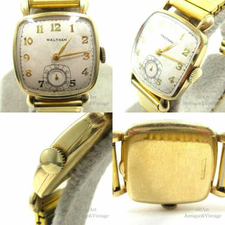 楽天市場】USA 1950年代 WALTHAM ウォルサム クッション型 スモセコ 