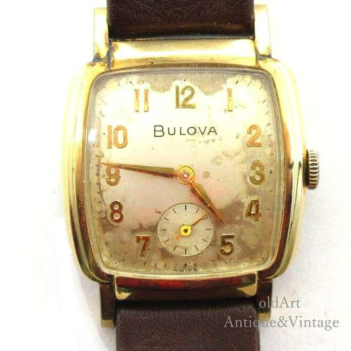 稼働☆貴重☆1950年代 BULOVA ブローバ スモールセコンド 手巻き腕時計 