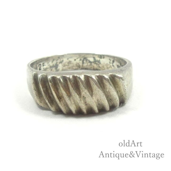 楽天市場】メキシコ製 MEXICO ヴィンテージ シルバー 925 彫刻 銀細工  