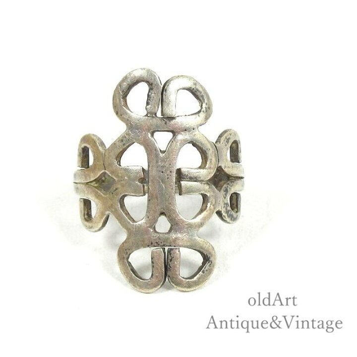 楽天市場】メキシコ製 MEXICO ヴィンテージ シルバー 925 透かし 銀  