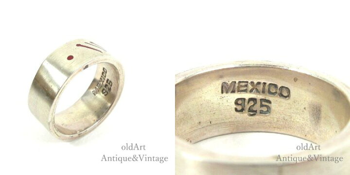 楽天市場】メキシコ製 MEXICO ヴィンテージ スターリング シルバー 925 