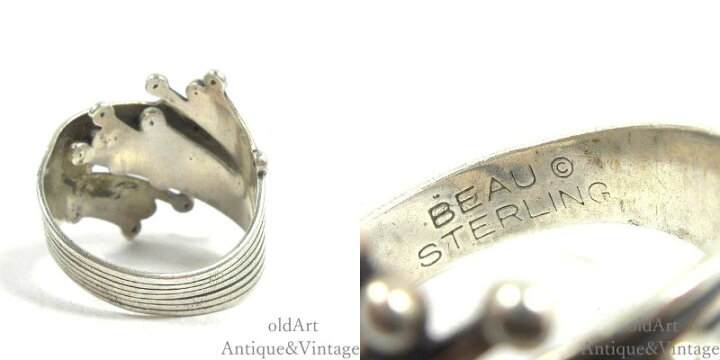 楽天市場】USA製 1960年代 BEAU STERLING スターリングシルバー製 