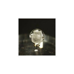 招き猫 水晶 素掘り 12mm 1個 御守り石 パワーストーン 天然石 手作りネックレス 彫刻パーツ 手芸用品
