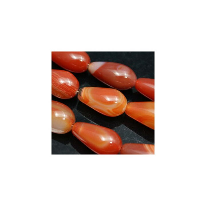 楽天市場】天然石 メノウ 大玉 ドロップ 14×25mm 4個 アクセサリパーツ 
