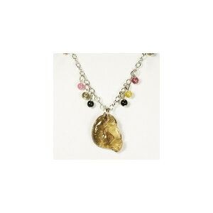 天然石トルマリンネックレス ネオングリーン 鯉15x21cm  彫刻 1点物 パワーストーン 御守り石 誕生石 風水石