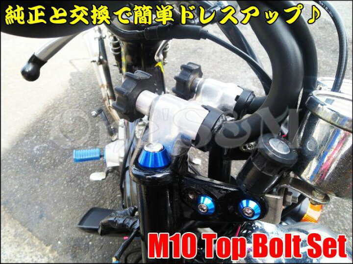 楽天市場 ゆ M10 フジツボtype ボルトカバー ボルトキャップ カウル 外装 マフラー 色々な用途に ヤマハ車汎用 カスタムパーツショップ ワンズ
