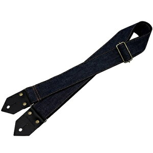 【クリックポスト】 Spice Note スパイスノート / ギターストラップ DENIM Series (デニムシリーズ) “Denim & Acrylic” ES-CD50 / IDB (Indigo Blue)