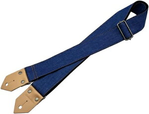 【クリックポスト】 Spice Note スパイスノート / ギターストラップ DENIM Series (デニムシリーズ) “Denim & Acrylic” ES-CD50 / BLJ (Blue Jeans)