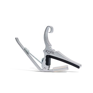 【普通郵便 180円】<カイザー カポタスト>Kyser KG6SA / QUICK-CHANGE CAPO Silver カイザー製アコースティックギター用カポタスト シルバー