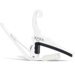 yʗX 180~zJCU[ J|^XgKyser KG6WA / QUICK-CHANGE CAPO White JCU[ AR[XeBbNM^[p J|^Xg@zCg@