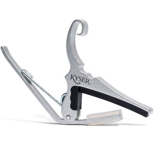yʗX 180~zJCU[ J|^XgKyser KG6SA / QUICK-CHANGE CAPO Silver@JCU[AR[XeBbNM^[pJ|^Xg@Vo[