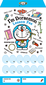 【店頭に無ければお取り寄せ（通常2〜3日以内に入荷）】☆10枚セット☆　I'm Doraemon （ドラえもん）　月謝袋　/ヤマハ 　GXF01096907