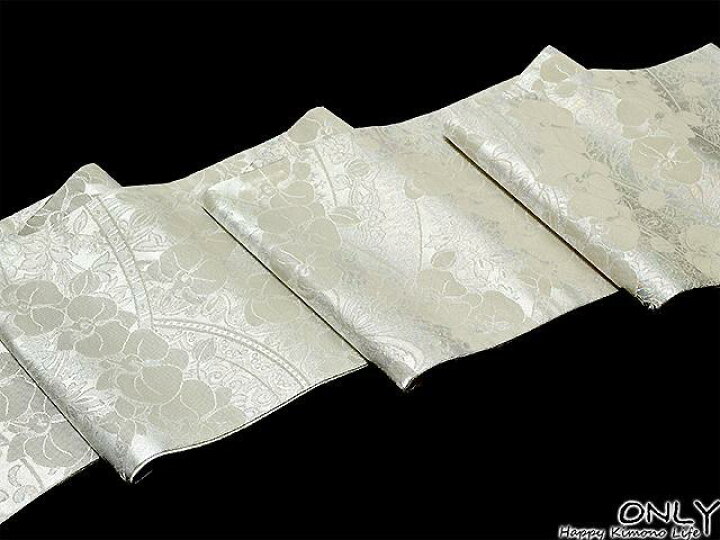 楽天市場】京都 西陣織 高級 正絹 袋帯 仕立て込み 新品 白 : 和装小物 