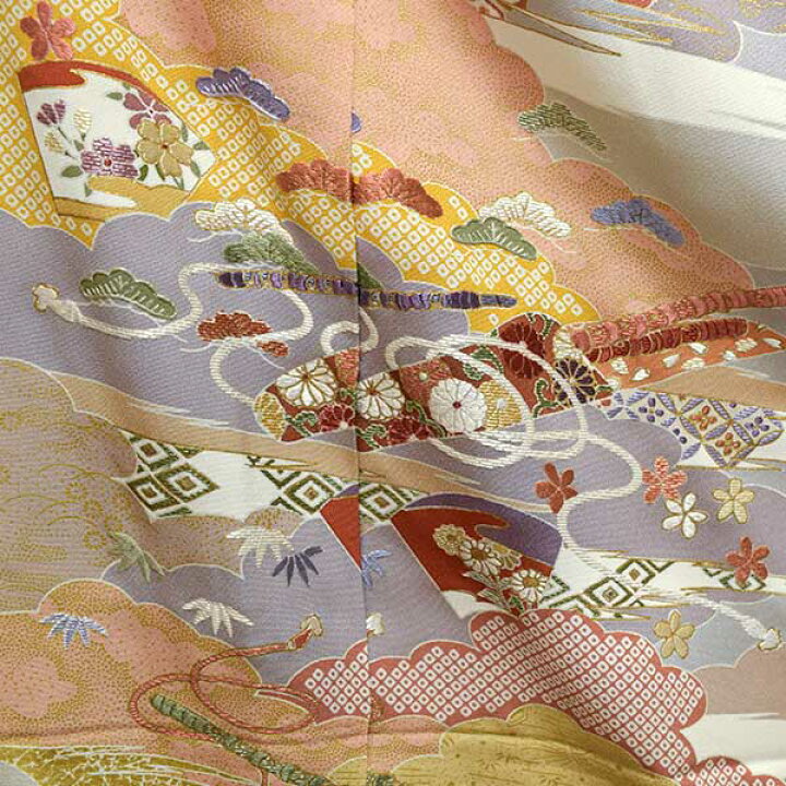 楽天市場】訪問着 蘇州刺繡 仮絵羽 未仕立て品 : 和装小物 ONLY