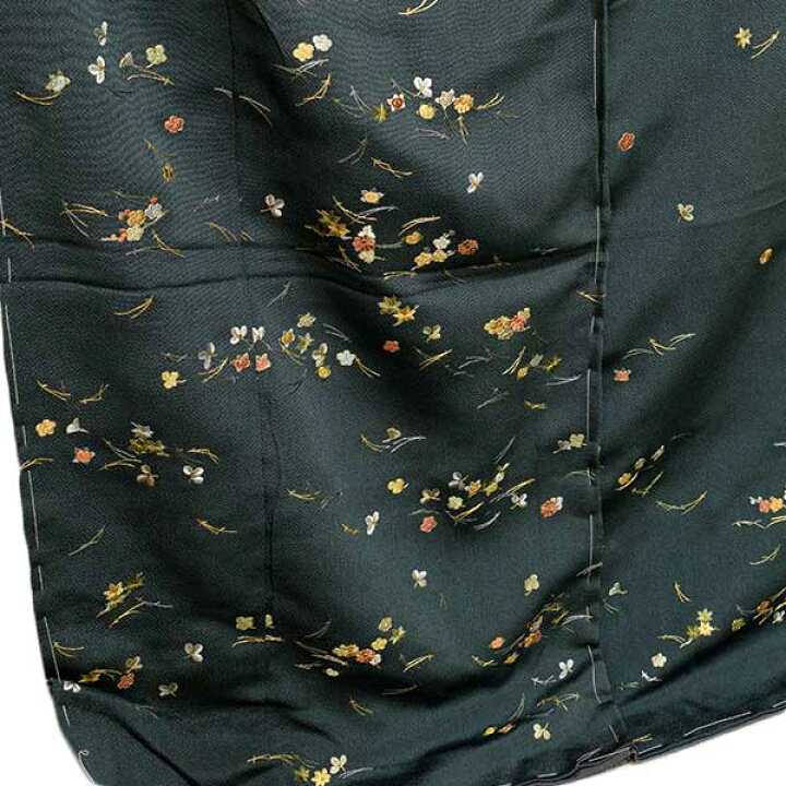 楽天市場】訪問着 蘇州刺繍 浜ちりめん生地使用 仮絵羽 未仕立て品 