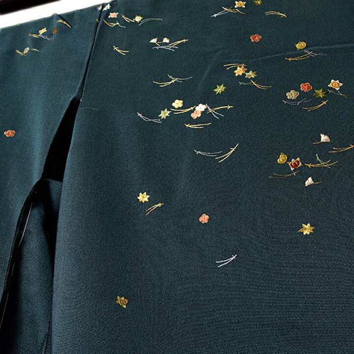 楽天市場】訪問着 蘇州刺繍 浜ちりめん生地使用 仮絵羽 未仕立て品 