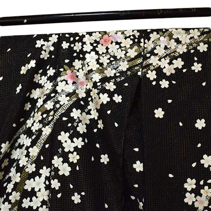 Ki-62 振袖 総汕頭 汕頭刺繡 超豪華 仮絵羽 未仕立て品 正絹