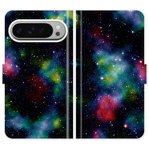 Google Pixel 9 Pro XL Pixel9ProXL 手帳型 ケース カバー 宇宙 宇宙柄 グーグル ピクセル9 Pro XL スマートフォンケース 携帯