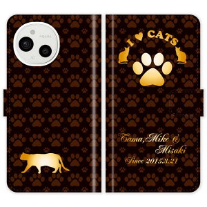 AQUOS sense9 SH-53E SHG14 A405SH SH53E 蒠^ L  L I LOVE CATS  O P[X Jo[ 킢 ANIX I[_[Ch IWi X}[gtHP[X g