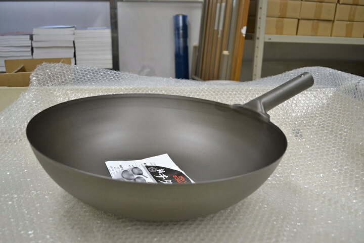 楽天市場】【あす楽】純チタン 中華鍋 39cm /長谷元/北京鍋/軽い/軽量 