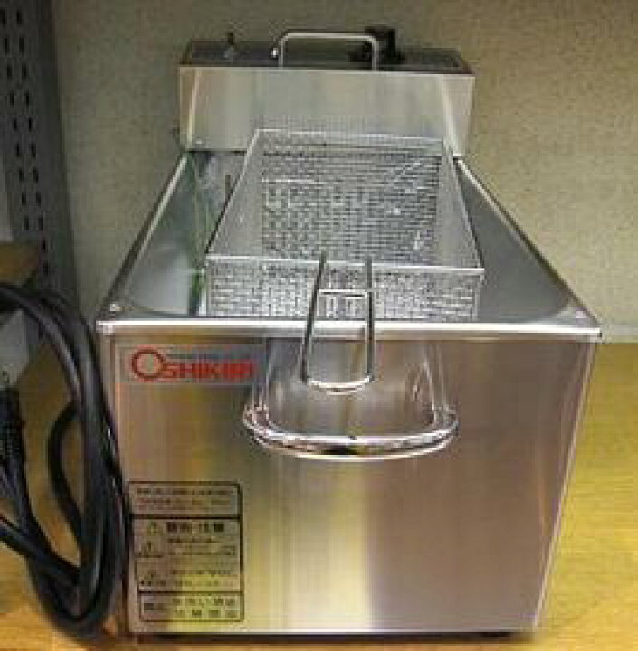 楽天市場】電気フライヤー 卓上型 OFT-140B【取り寄せ商品】押切 