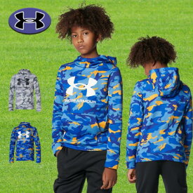 UNDERARMOUR ジュニア UAアーマーフリース カモプリント フーディー 1375979