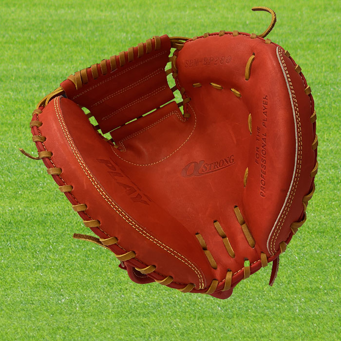 SUREPLAY（シュアプレイ） 硬式キャッチャーミット レッドオレンジ 捕手用 野球 SBMBP280 | スポーツ用品店　ダッシュ