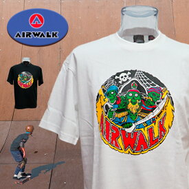 AIR WALK アーカイブグラフィックプリントTシャツ 半袖 ハーフスリーブ 0273-4140-a