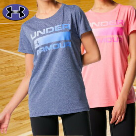 アンダーアーマー UAテック ショートスリーブヘザーTシャツ ワードマーク 半袖 WOMEN トレーニング 1378307