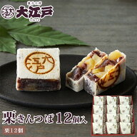 栗きんつば 12個入(個包装) 送料無料 常温保存 お菓子 和菓子 詰め合わせ セット 菓子折り wagasi スイー…