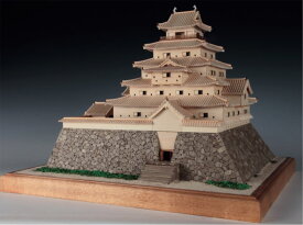 【送料無料】　木製建築模型　1/150　鶴ヶ城　ウッディジョー