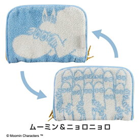 NEW 【2025新柄】　【ネコポス送料無料】　どっとポーチ ムーミン ショート ニョロニョロ