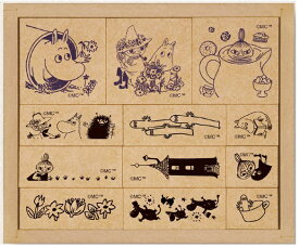 【送料無料】　はんこセット　Moomin　SOH-012