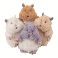 6月～7月再入荷予定　【送料無料】　にぎって癒される　虚無顔ハムスター　もっちり はむにぎり　全4色ラ…