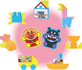 【送料無料】　アンパンマン　おふろでピタッと！やわらかつみき