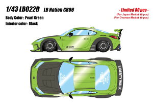 yz@EIDOLON 1/43 LB Nation GR86 p[O[ i~jJ[ LB022D